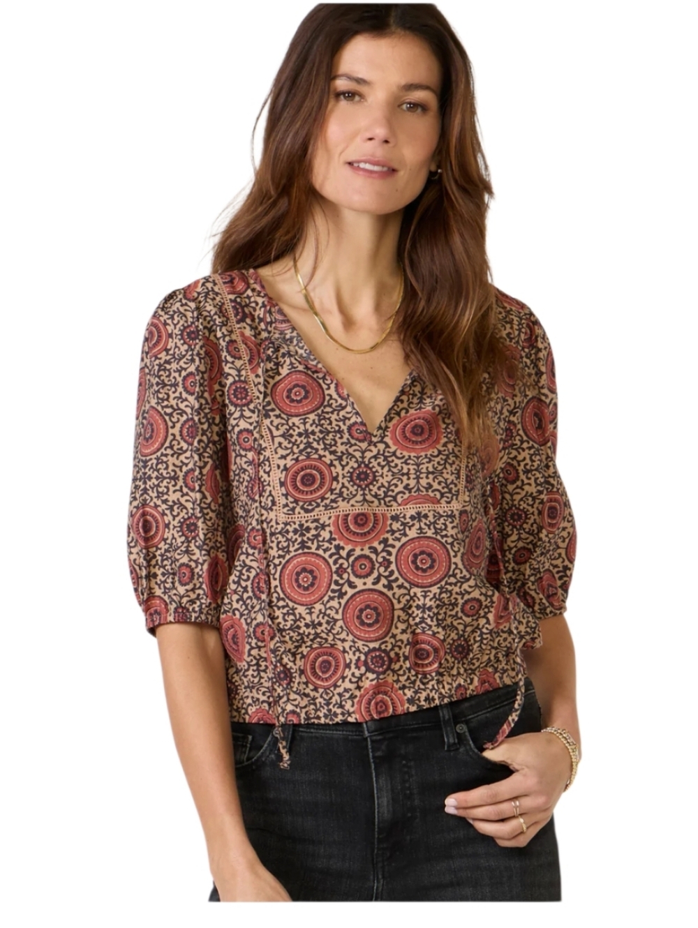 EVEREVE McKenna Puff Sleeve Blouse